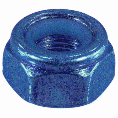 Midwest Fastener Nylon Insert Lock Nut, M10-1.00, Steel, Class 8, Zinc Plated, 25 PK 53676